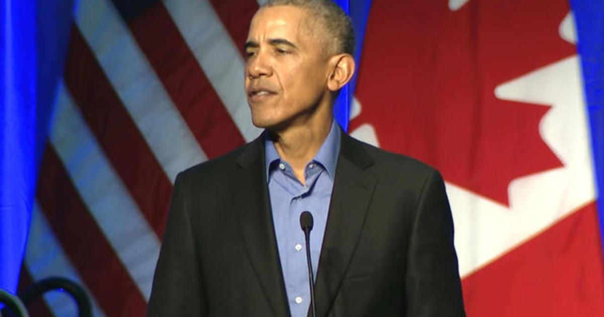 Former President Obama speaks at climate summit