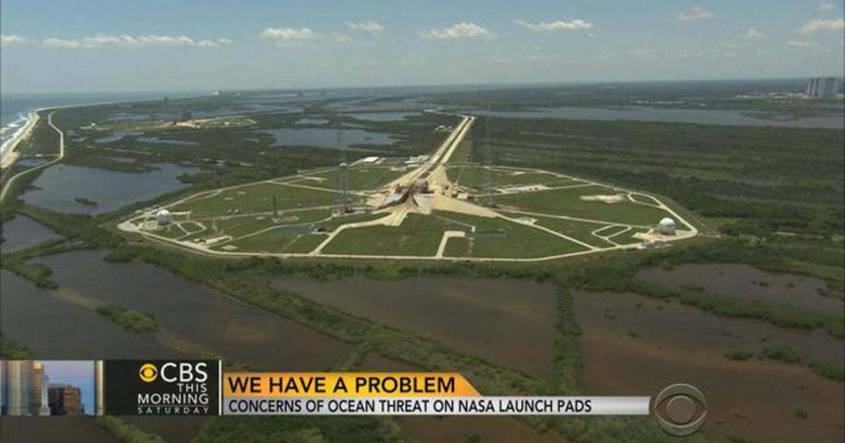 Sea level rise threatens NASA's launch pads