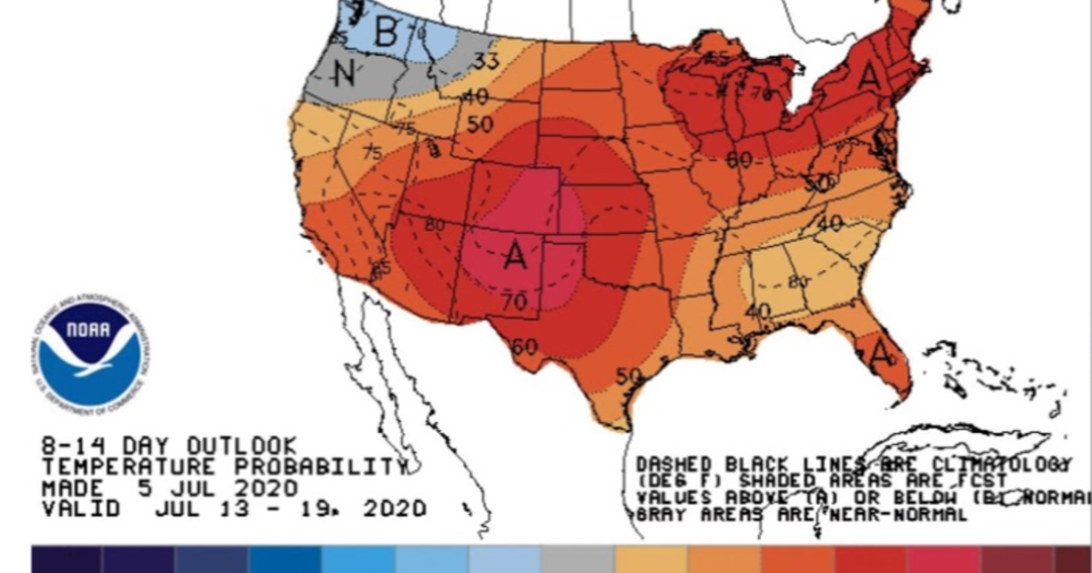 Heat wave forecast to bake most of U.S.