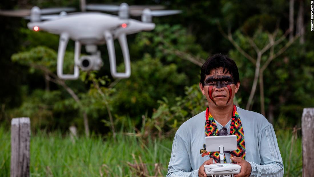 Amazon tribes are using drones to track deforestation in the Brazilian rainforest