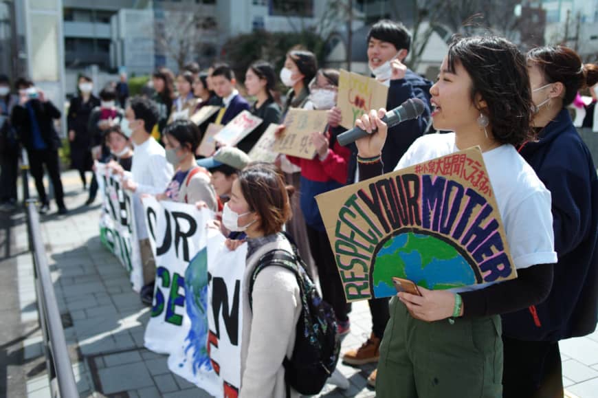 Outnumbered but unafraid: Japanese climate activists confront society to save it