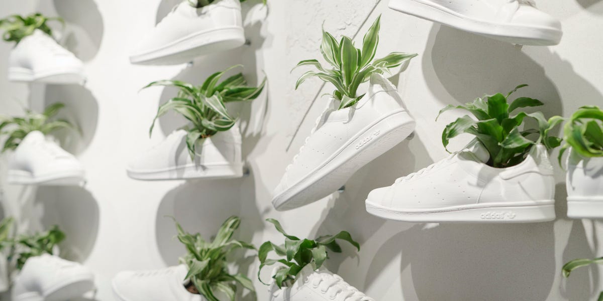 Adidas is developing plant-based leather that will be used to make shoes, its latest sustainability initiative after producing 15 million pairs of recycled plastic sneakers in 2020