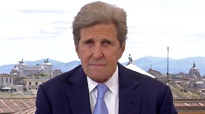 John Kerry: 50% carbon emission cuts to come from technology 'we don't yet have'