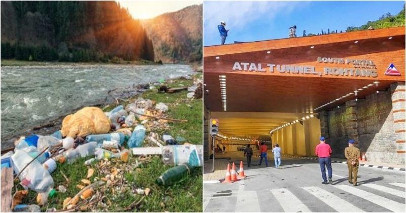 Irresponsible Tourists Leave Trash, Defecate In The Open At Two-Week-Old Rohtang Tunnel