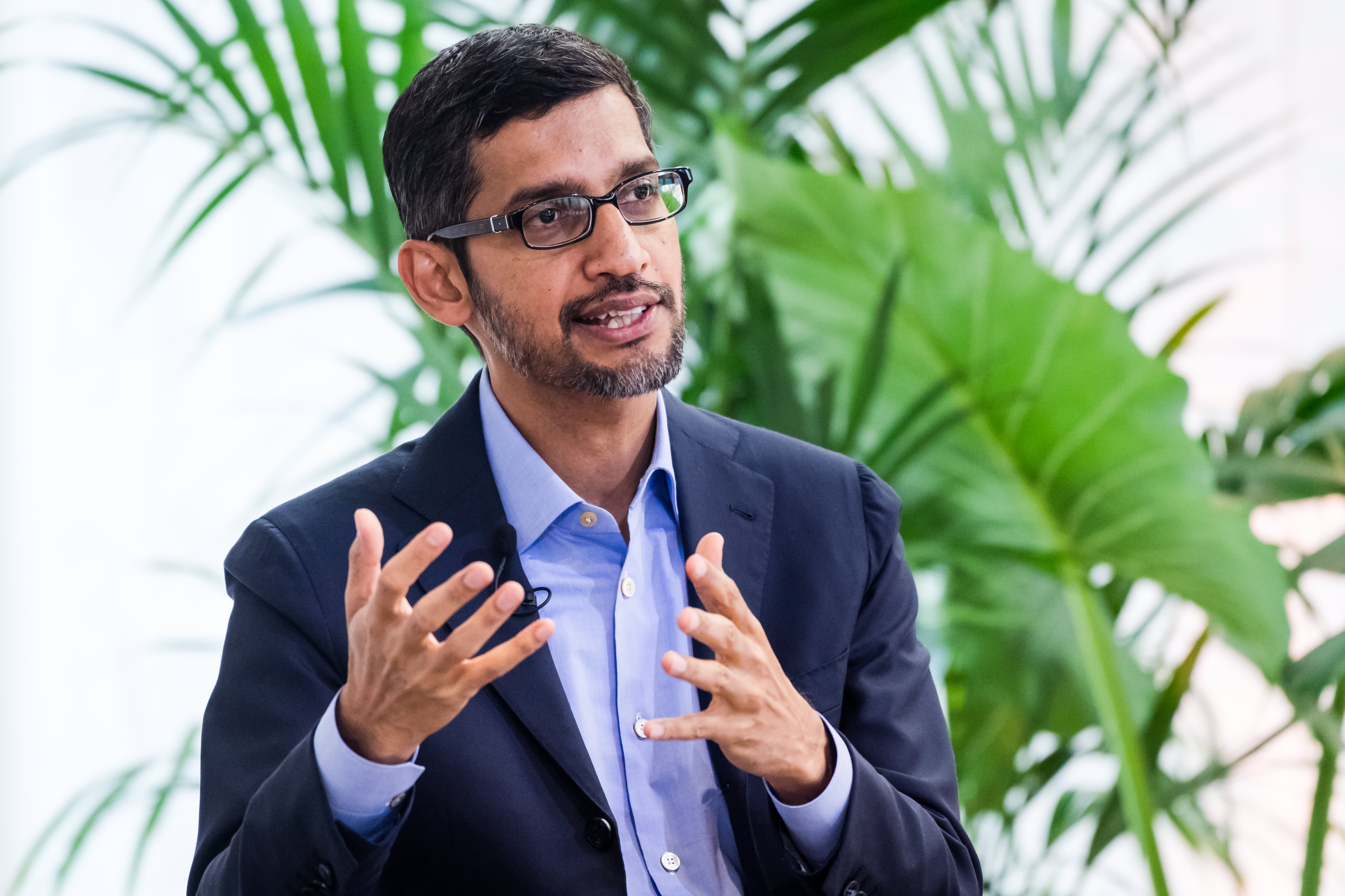 Meeting Google's climate change goals 'stresses out' CEO Sundar Pichai