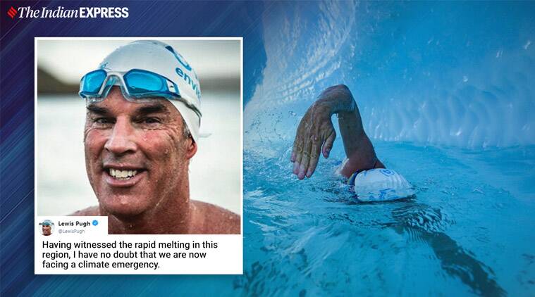 50-year-old swims beneath Antarctic ice sheet to raise awareness about climate change