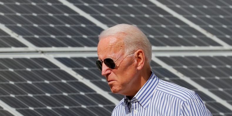 Solar stocks soar after Biden unveils plan to cut carbon emissions in half by 2030