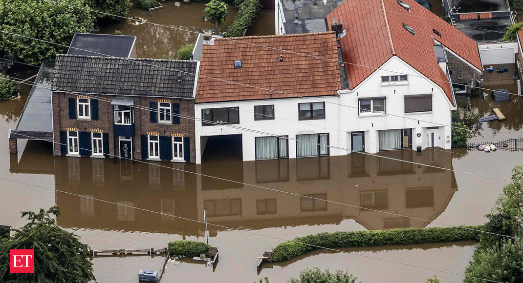 As floods hit western Europe, scientists say climate change hikes heavy rain