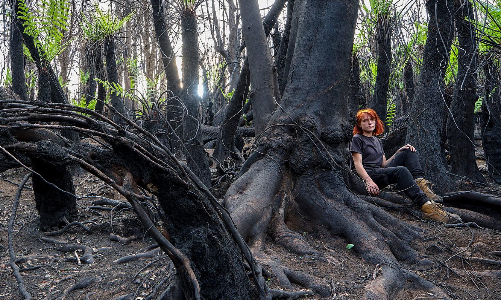 'The forest is now terribly silent': land set aside for threatened species entirely burnt out