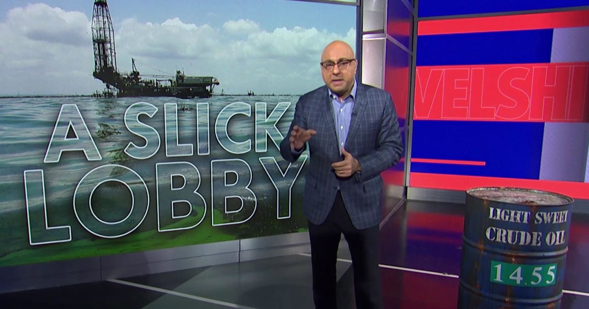 Slick lobby: Velshi on how fossil fuel is buying your vote