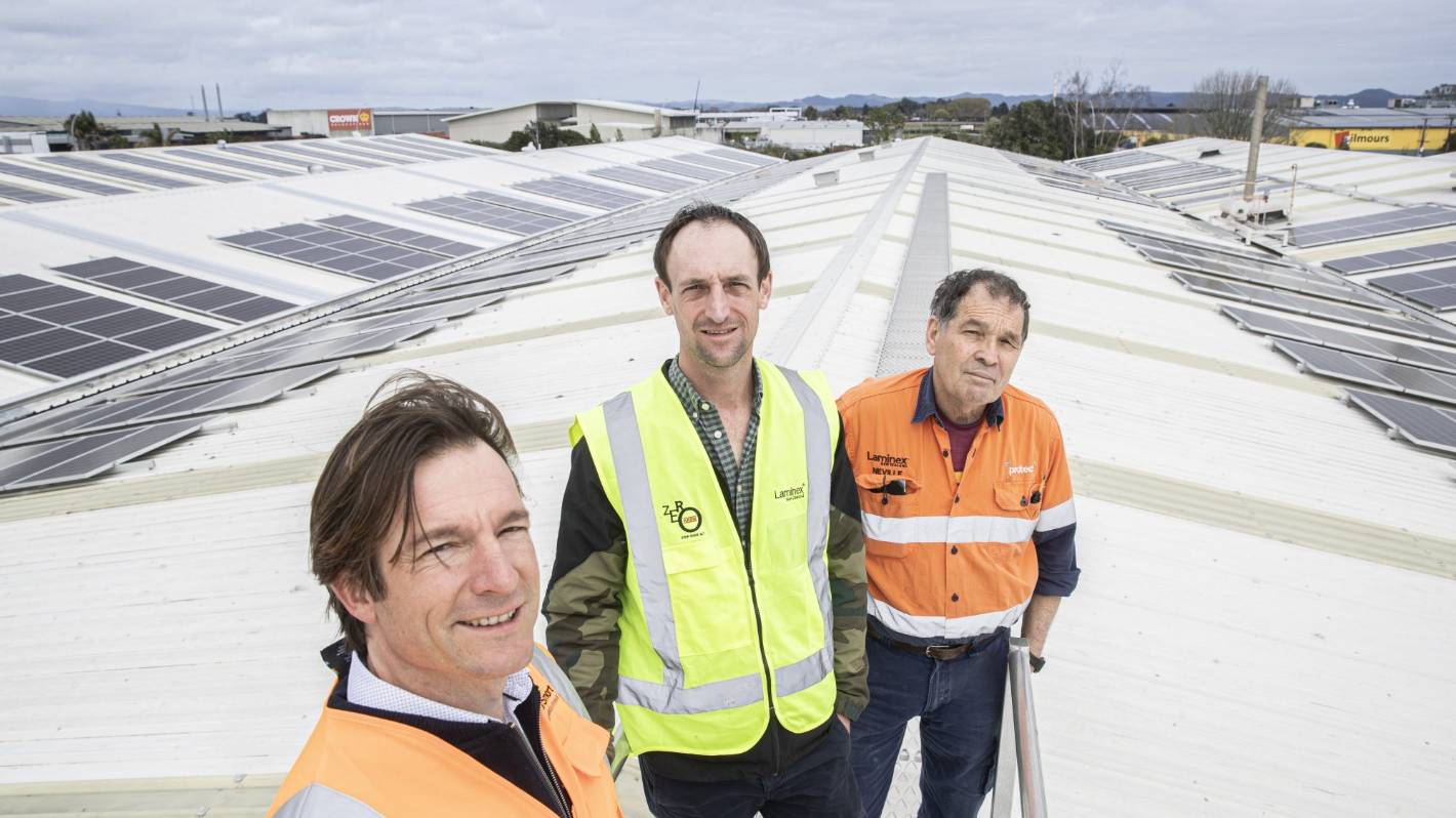 Hamilton's Laminex factory latest commercial building to harness power from sun