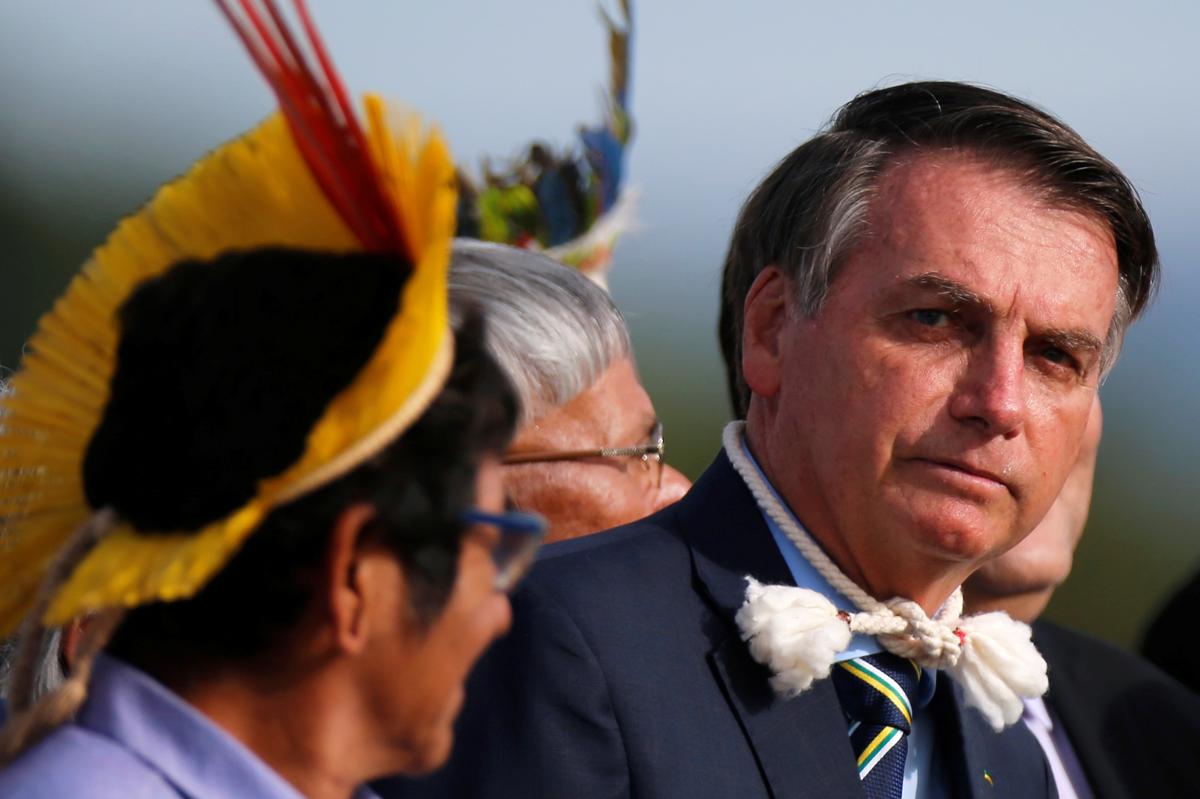 Brazil's Bolsonaro offers credit for indigenous farmers as he pushes to open their lands