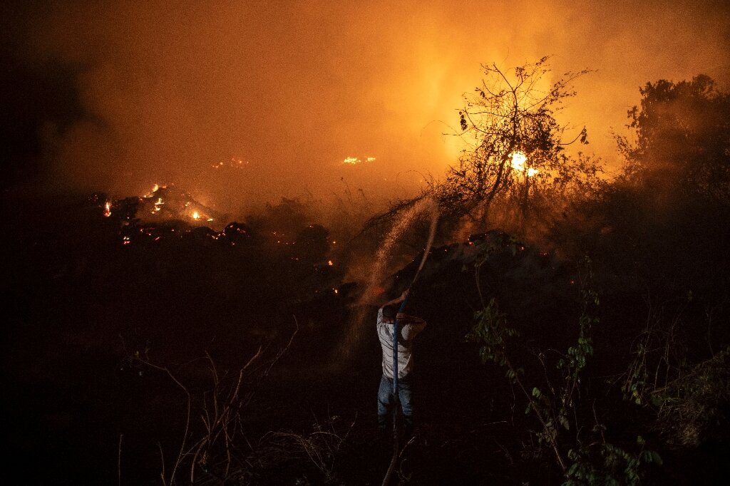 As Brazil's wetlands burn, rain is 'only hope'