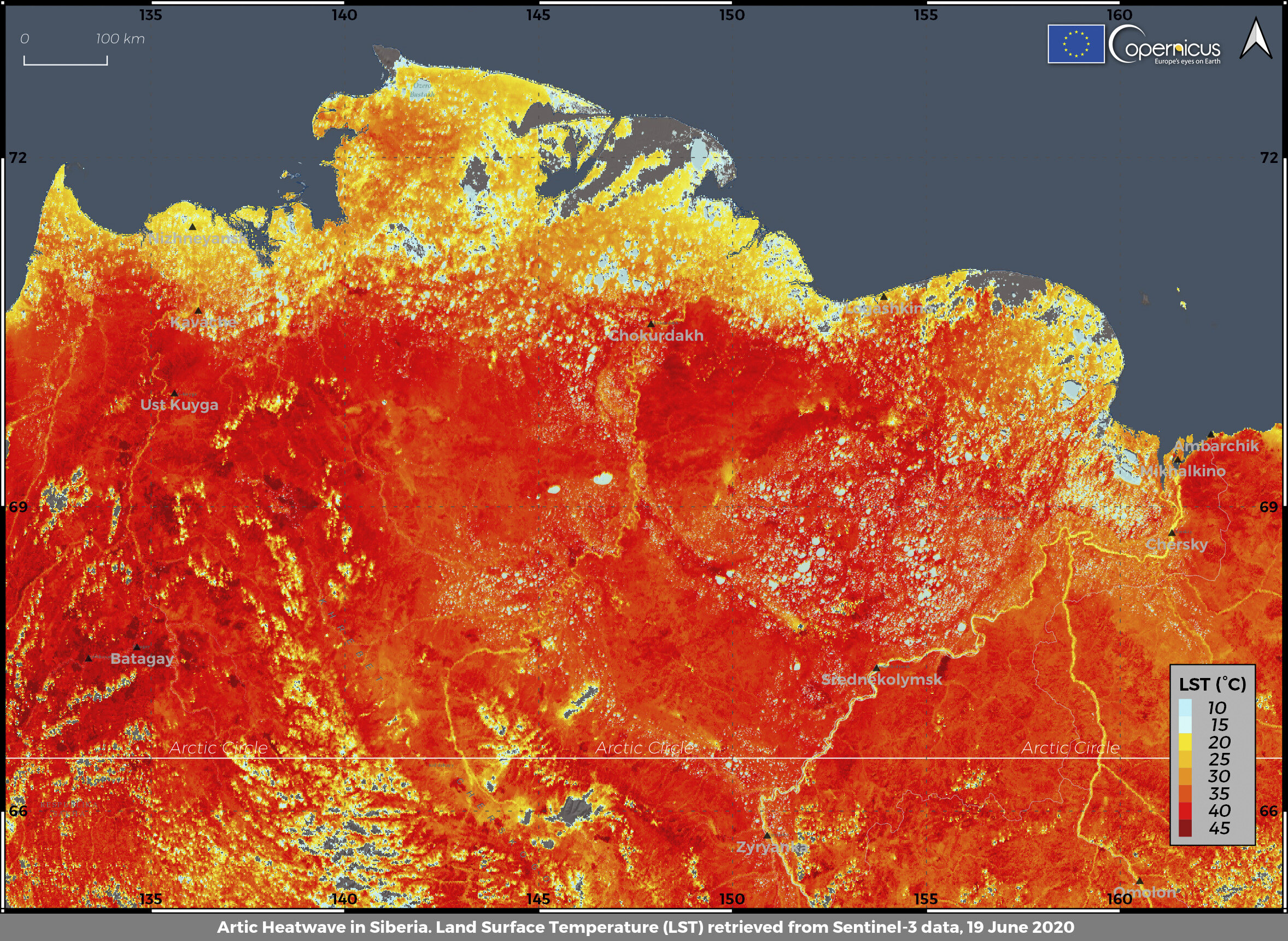 The Arctic is on fire: Siberian heat wave alarms scientists