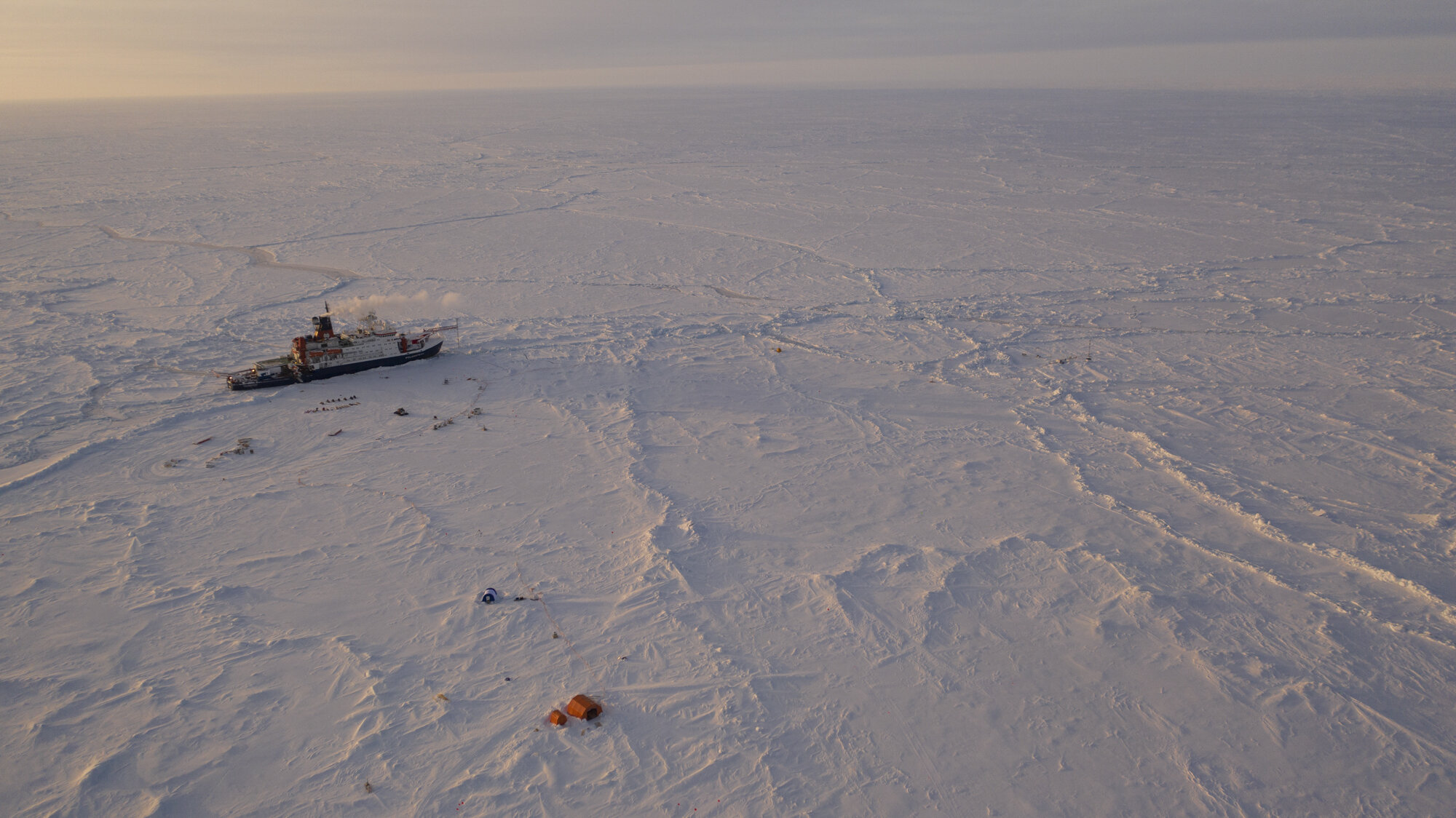 Virus delay, early ice melt challenge Arctic science mission