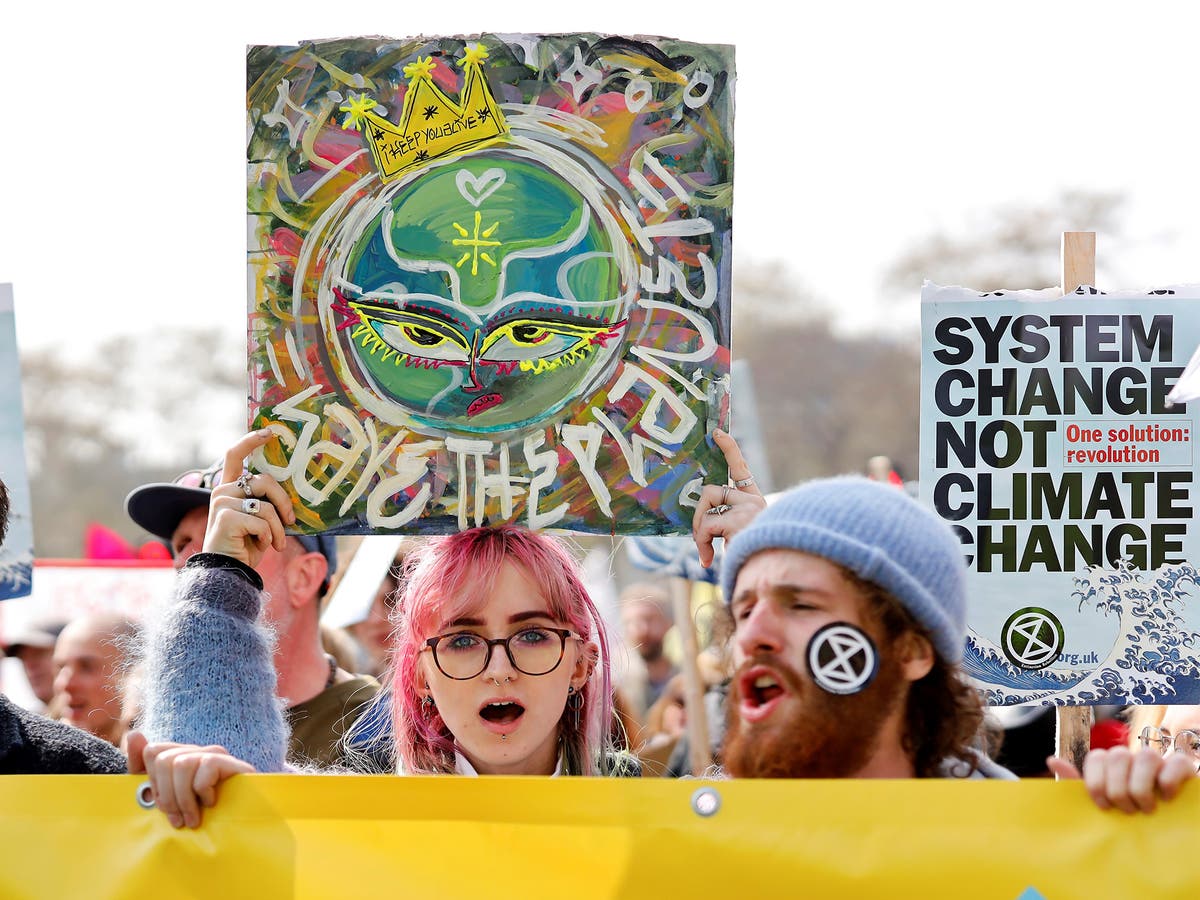 Watch live as Extinction Rebellion target banks in London protest