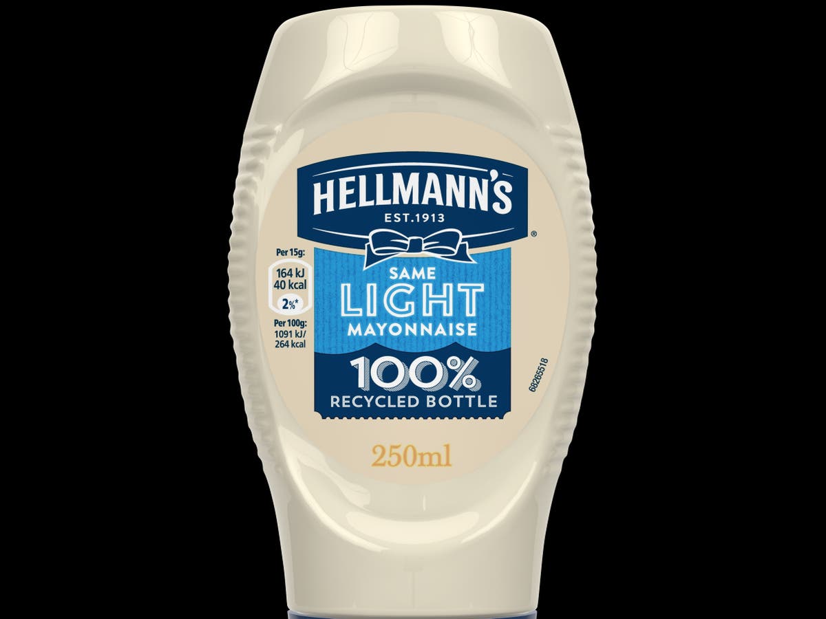 Hellmann’s moves to 100% recycled plastic bottles