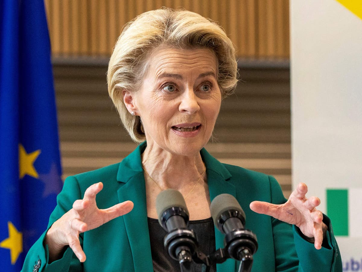 Germany floods ‘clear indication’ of climate change, Ursula von der Leyen warns