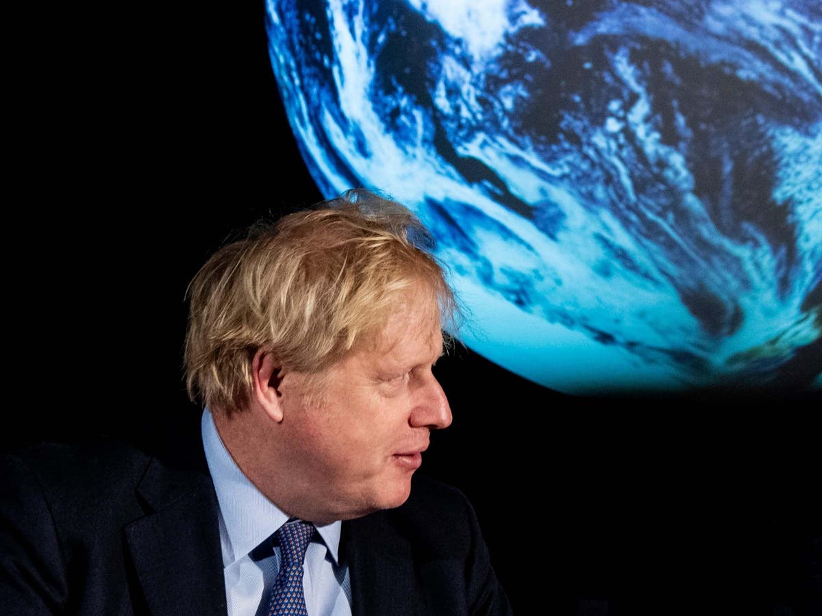 Cop26: Boris Johnson told to ‘get off sun lounger’ and tell truth about scale of climate crisis