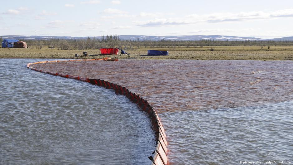 Russia races to clean up massive oil spill in Siberia