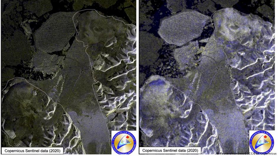 Canada's last Arctic ice shelf breaks apart due to warming