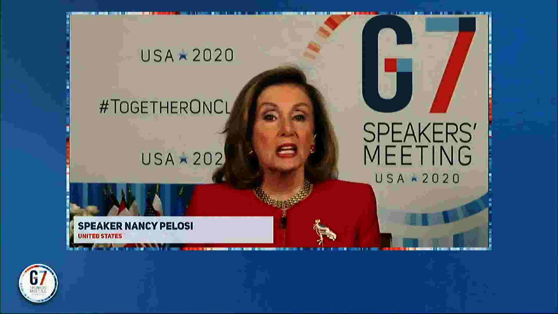 Pelosi: Global response needed for climate crisis