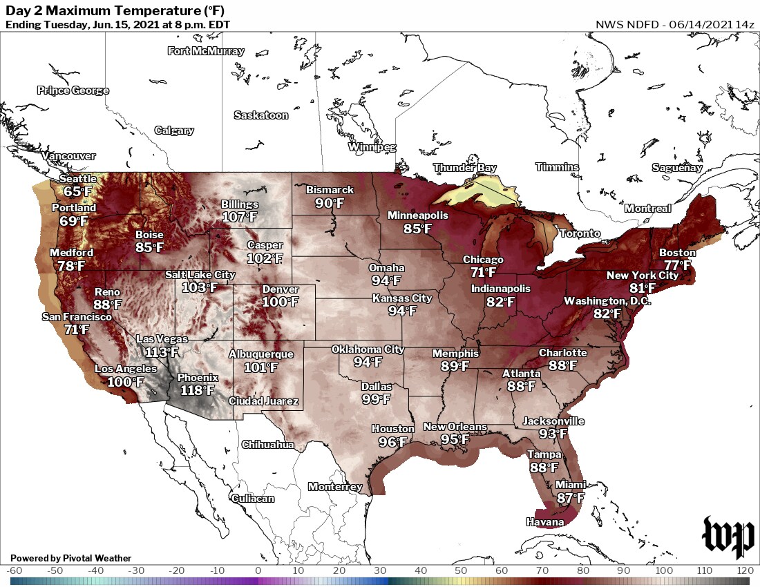 Extreme, record-setting heat wave underway in West as drought intensifies