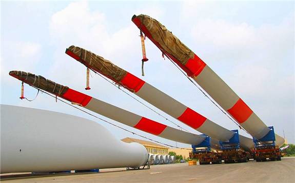 首支90米碳纤维风电叶片自上月成功下线进入量产！ - 能源界