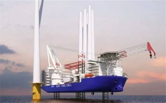 三星重工新型风电安装船概念设计获三家船级社认可 - 能源界