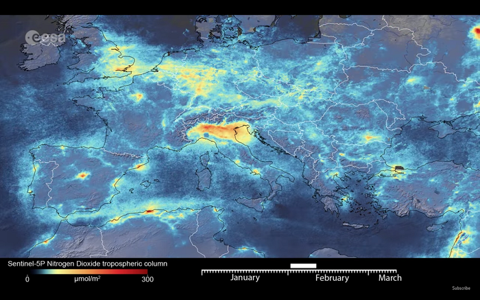 欧洲宇航局：疫情封锁让意大利空气污染有所下降