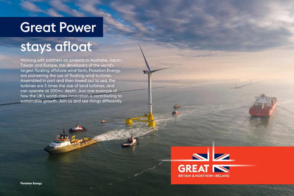 The UK showcases British offshore wind and hydrogen expertise with two themed pavilions at Energy Taiwan 2022