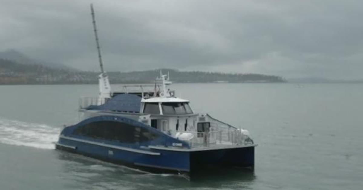 Hydrogen-powered ferry launched to combat climate change