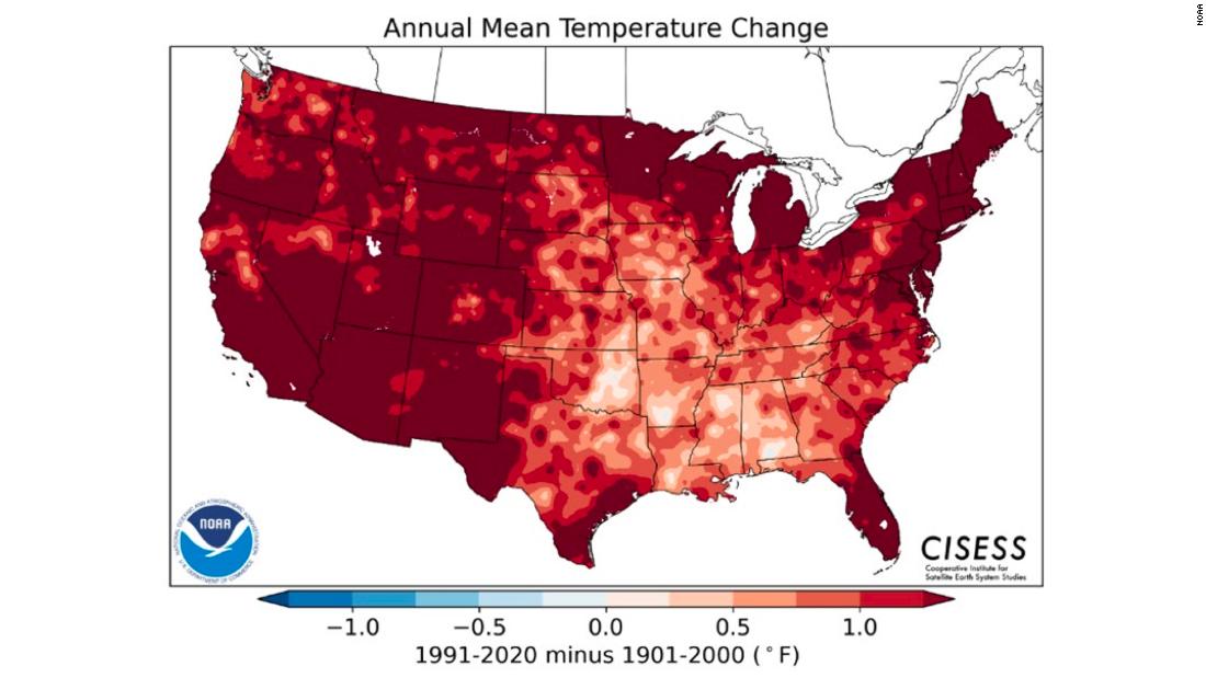 Climate change clearly visible as NOAA prepares to release new 'normals'