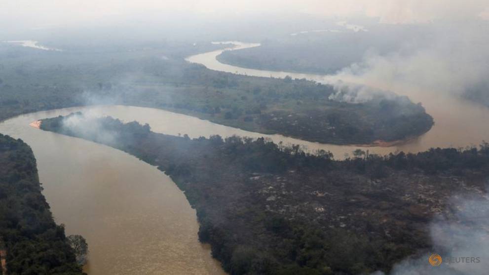 Brazil's Pantanal, world's largest wetland, burns from above and below