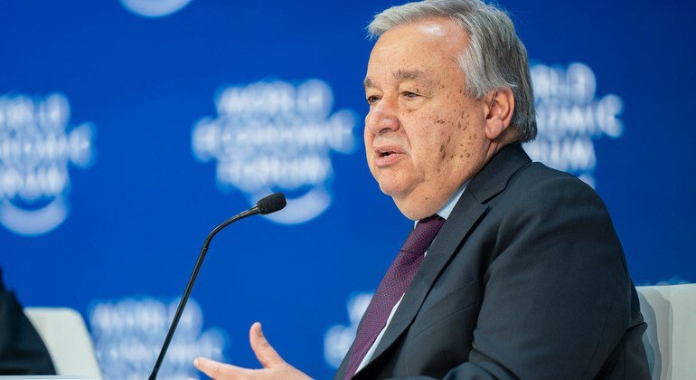 At Davos, UN chief urges ‘big emitters’ to take climate action
