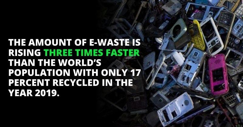 53.6 Million Tonnes Of E-Waste Generated In 2019, Only 17% Got Recycled