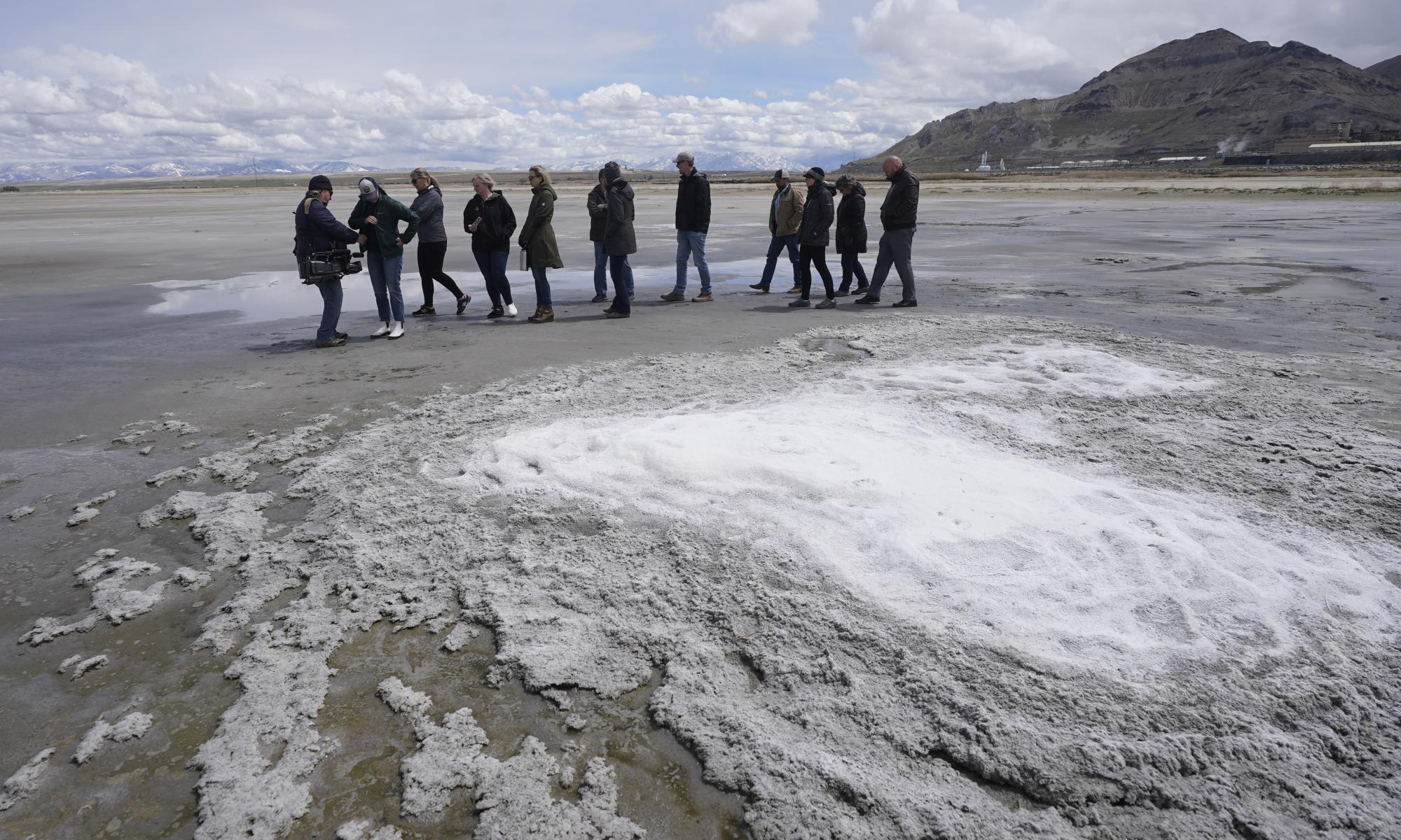 Utah’s Great Salt Lake hits new historic low amid drought in western US
