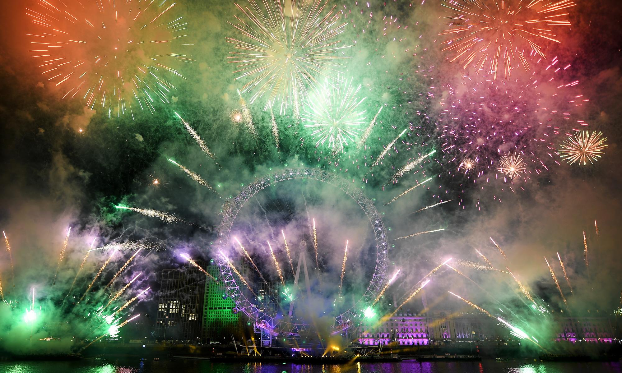London's new year fireworks left sky full of metal particles