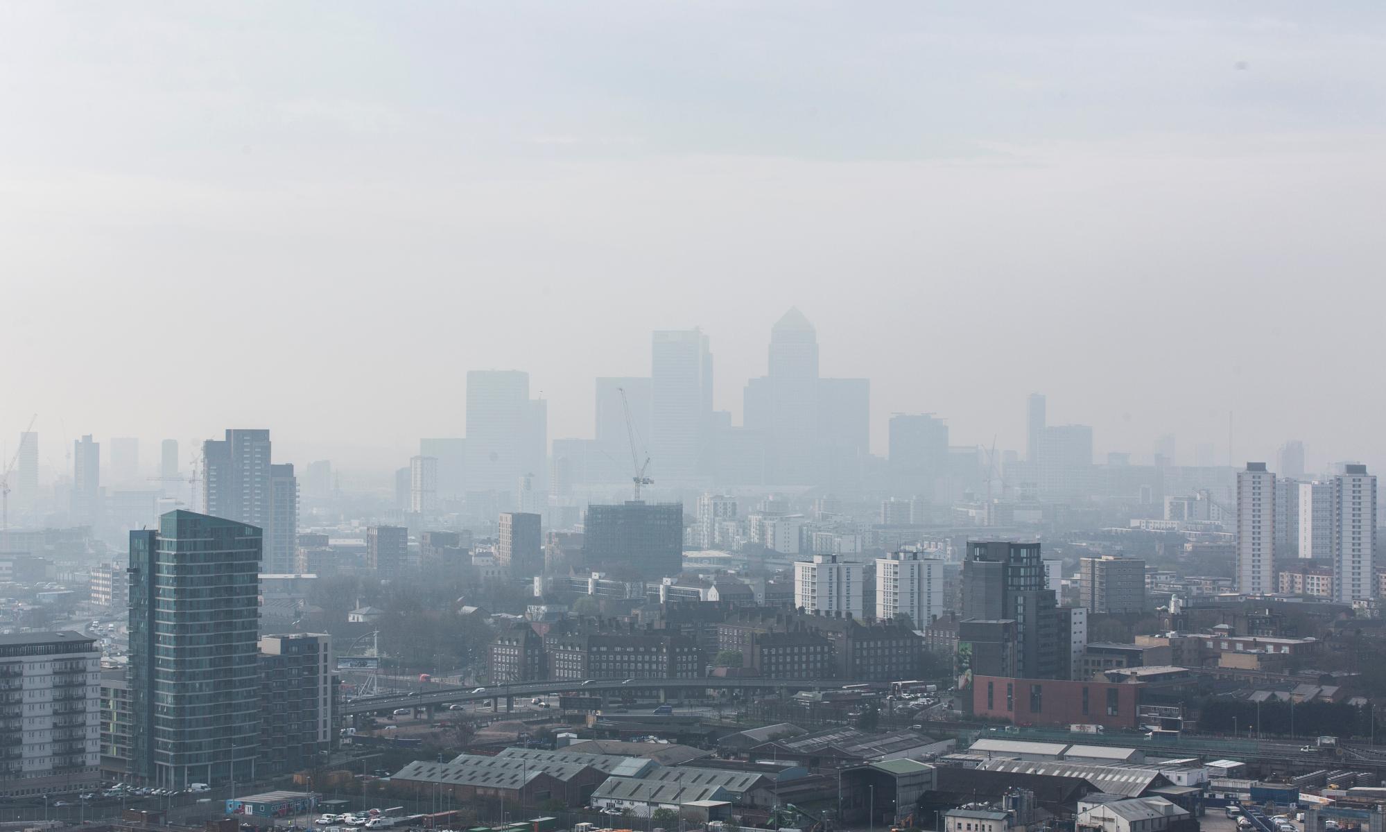 Urban populations in south-east at greatest risk from air pollution