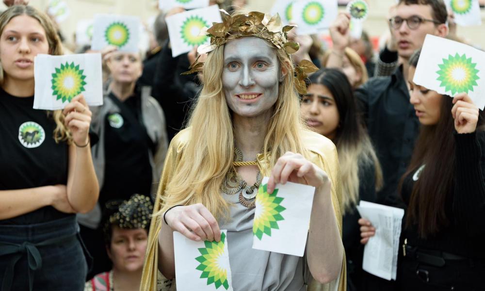 Activists try to occupy British Museum in protest against BP ties