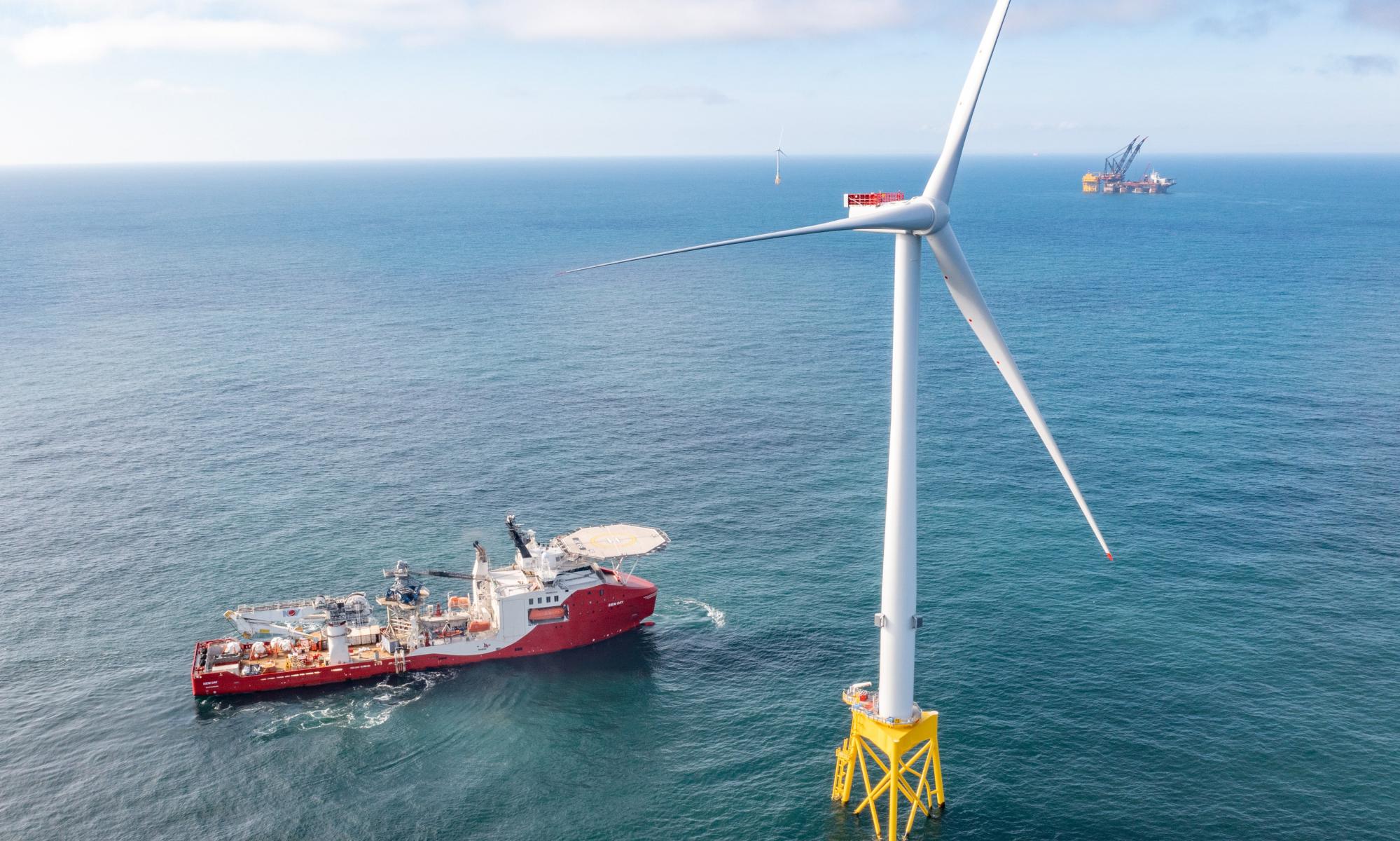 Throwing the switch on Scotland’s largest offshore windfarm