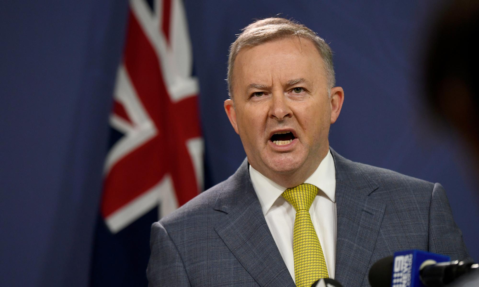 Anthony Albanese says Labor's 45% emissions reduction target 'a mistake'