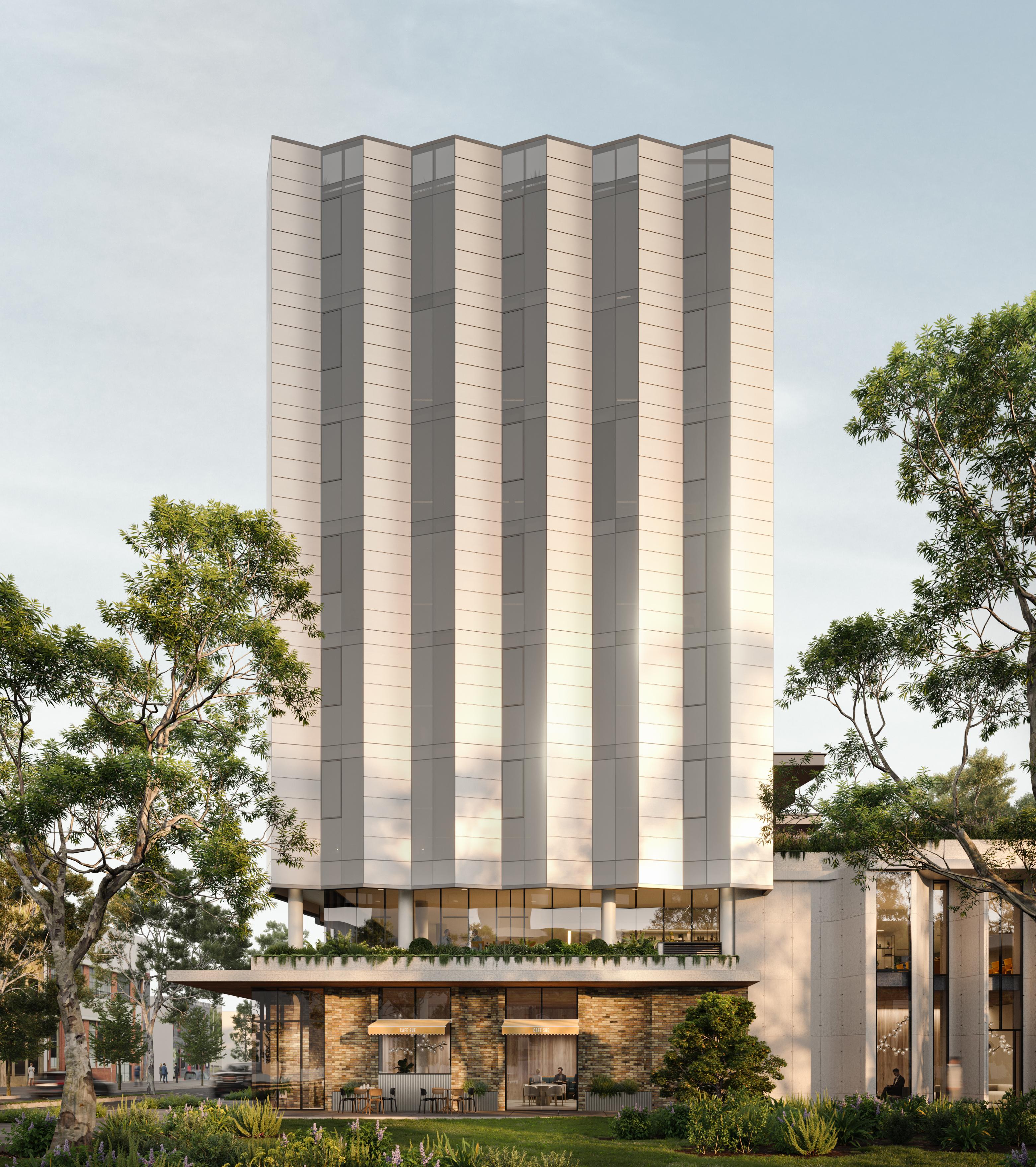 Tower of power: new office building to be fully clad in solar panels in Australian first