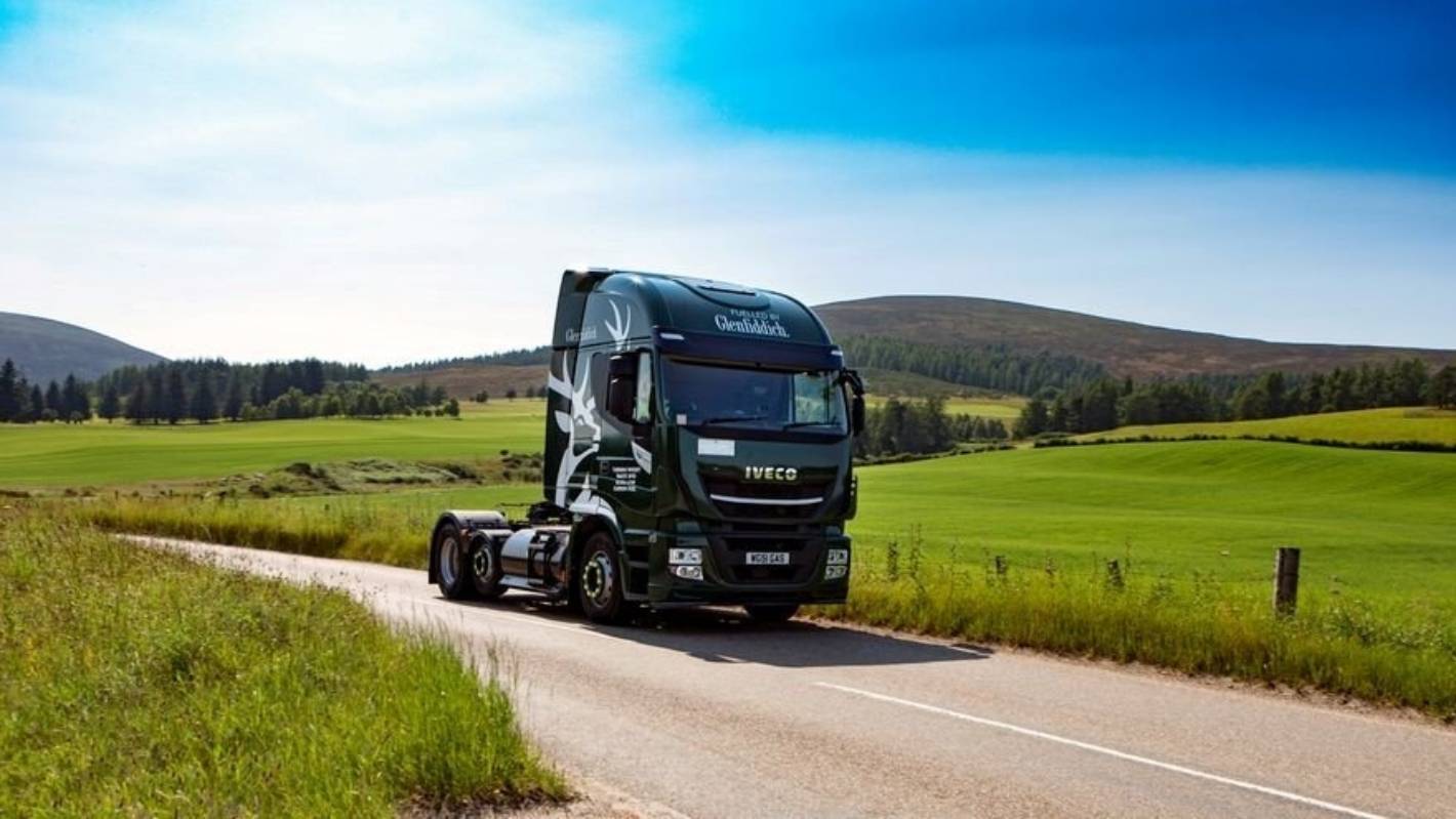 Glenfiddich is running its trucks on whisky waste