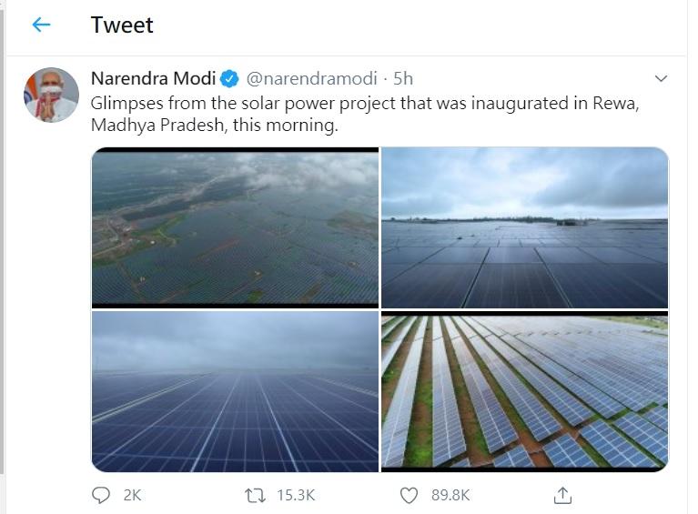 擺脫依賴中國 印度興建全亞洲最大太陽能發電廠