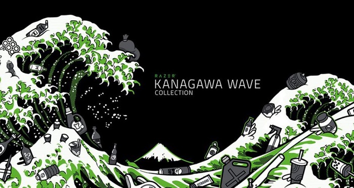 Razer推出Kanagawa Wave潮牌服饰周边：100%回收材料制造