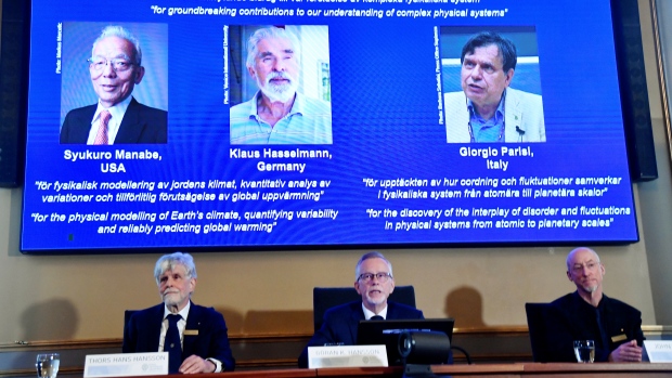 Nobel physics prize goes to 3 for climate discoveries - CTV News