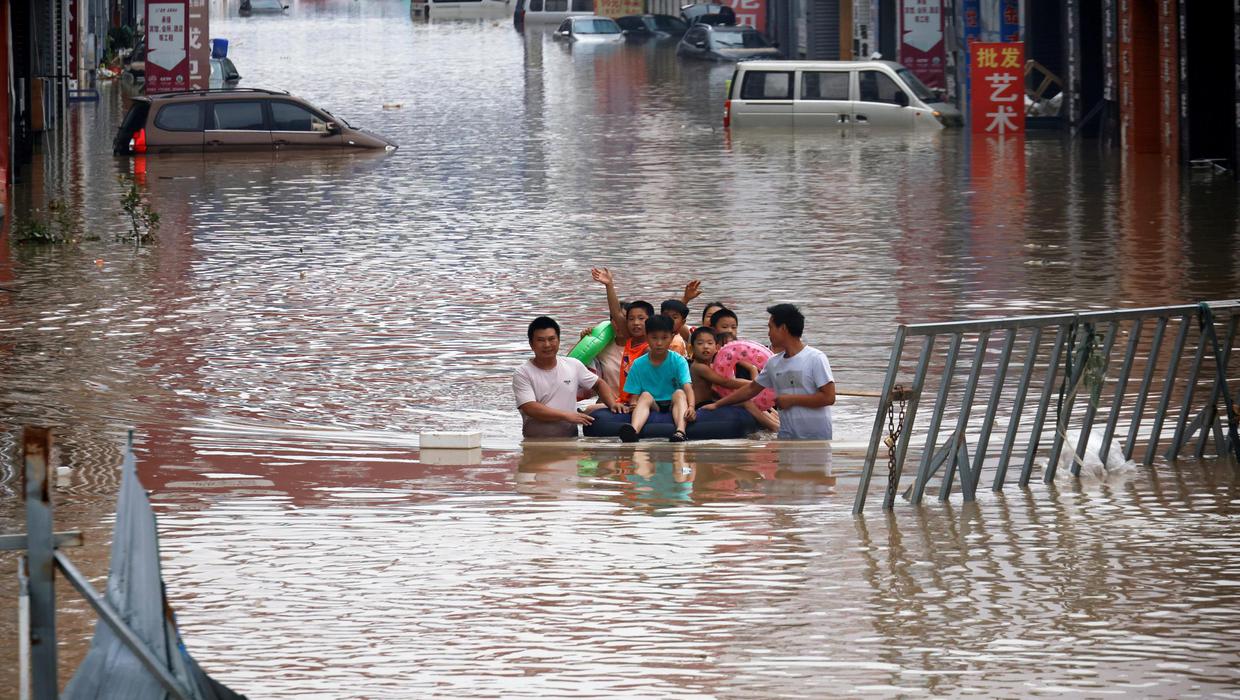 Devastation of floods in China are foretaste of a dire future, say climate experts