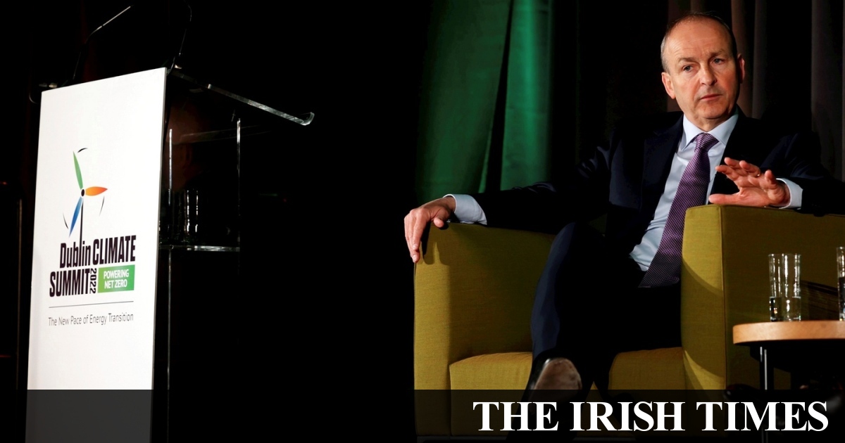 ‘It’s going to be very challenging,’ Martin tells Dublin Climate Summit