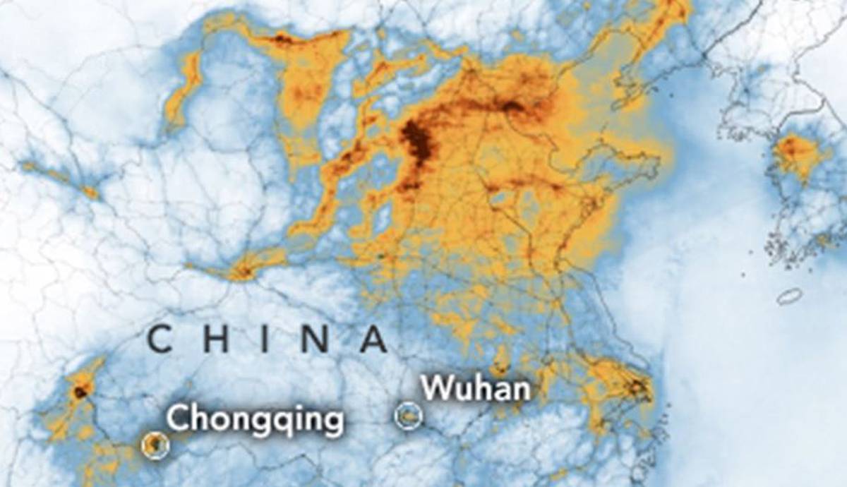 Coronavirus: Amazing NASA images show how pollution has cleared over China